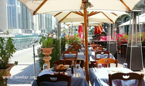مطعم ” 800 بيتزا ” ممشى مارينا دبي