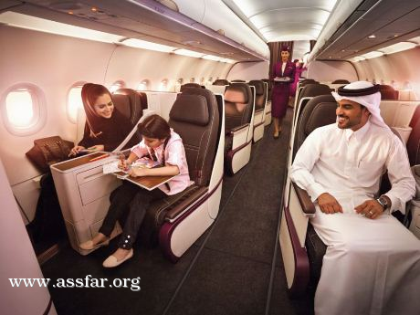 القطرية بمقاعد درجة أولى لجدة يومياً