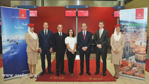 الإماراتية تبدأ رحلاتها اليومية لبولونيا